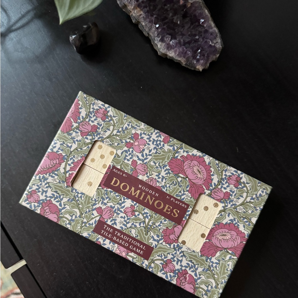 Anthropologie Wood and Gold Dominos